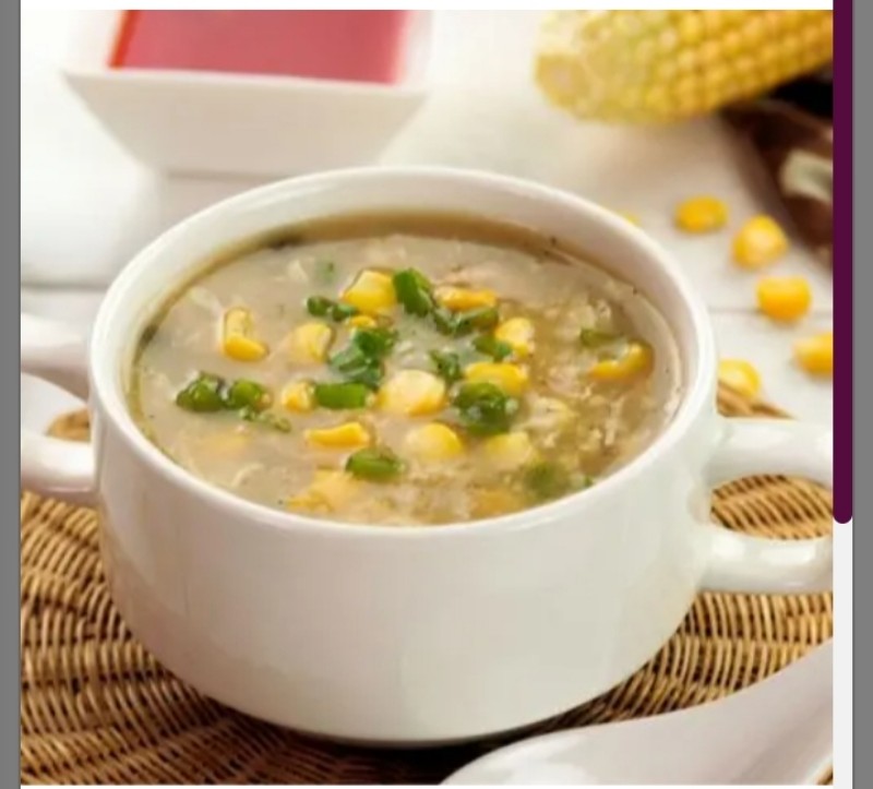 Picture of Chicken Corn Soup-Full