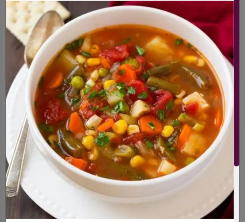 Picture of chicken Vegetable Soup-Full